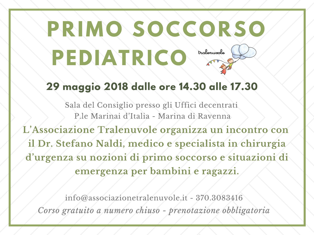 Incontro Primo Soccorso Tralenuvole 2018